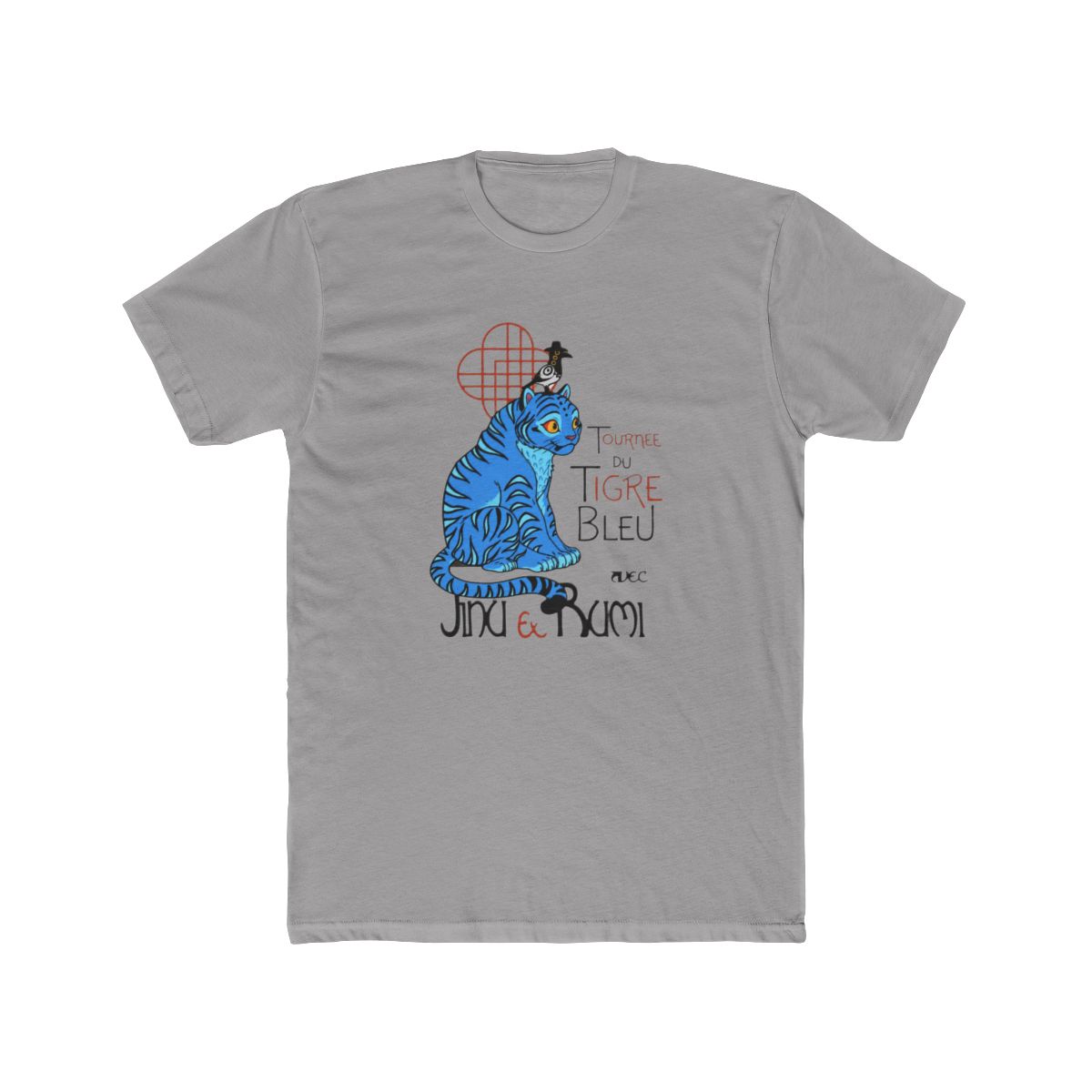 Tournee du Tigre Bleu - Derpy tiger T Shirt