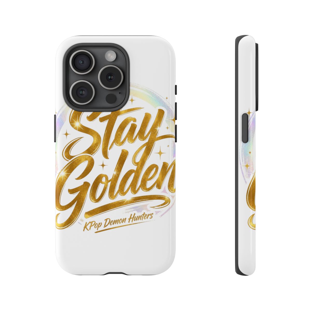 KPop Demon Hunters "Stay Golden" Phone Case - alternate angle 3, merchandise
