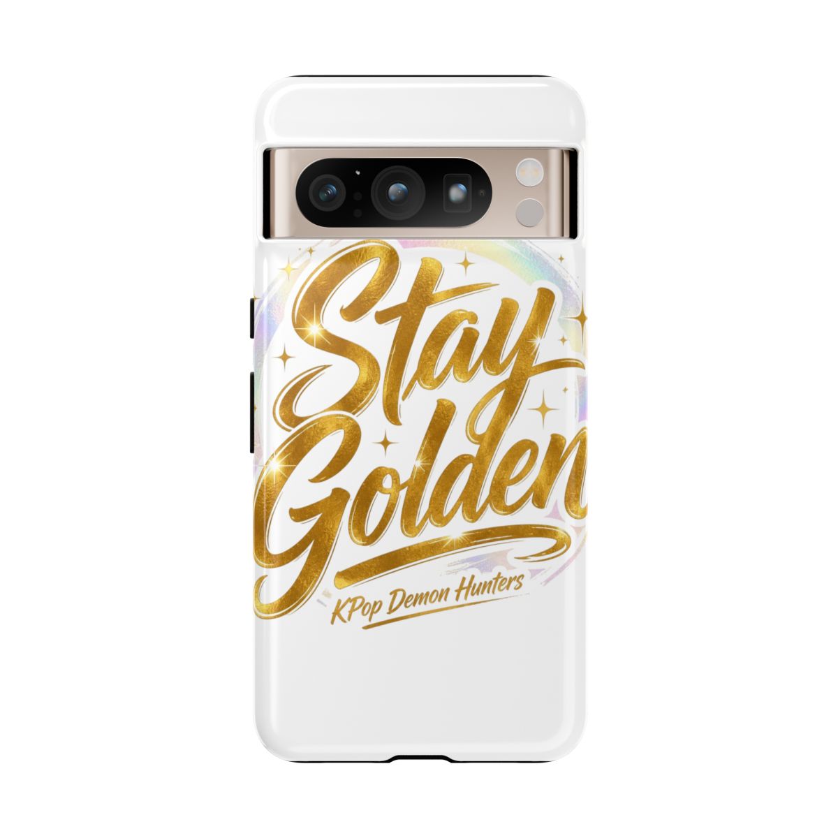 KPop Demon Hunters "Stay Golden" Phone Case - alternate angle 2, merchandise