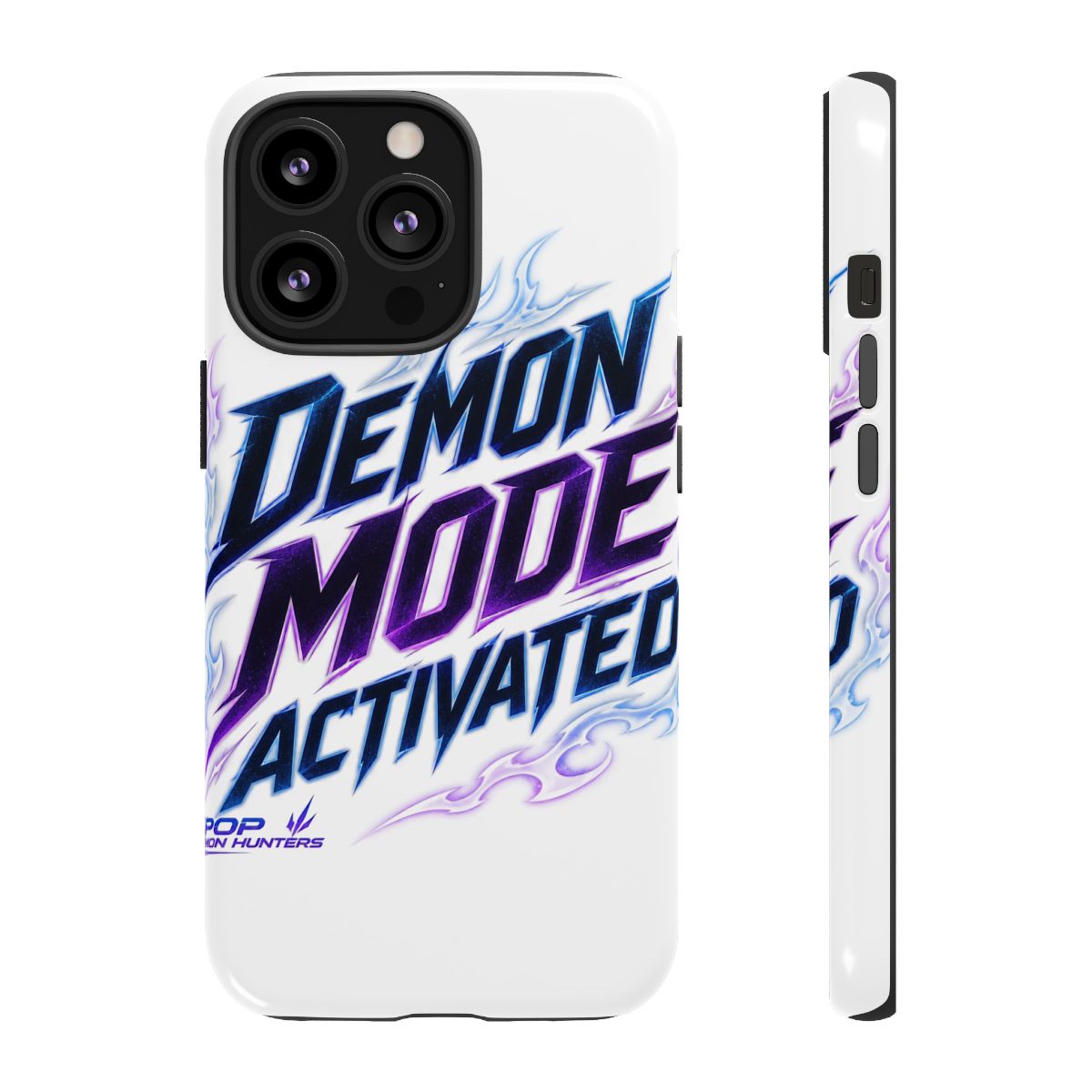 KPop Demon Hunters "Demon Mode Activated" Phone Case - alternate angle 3, merchandise