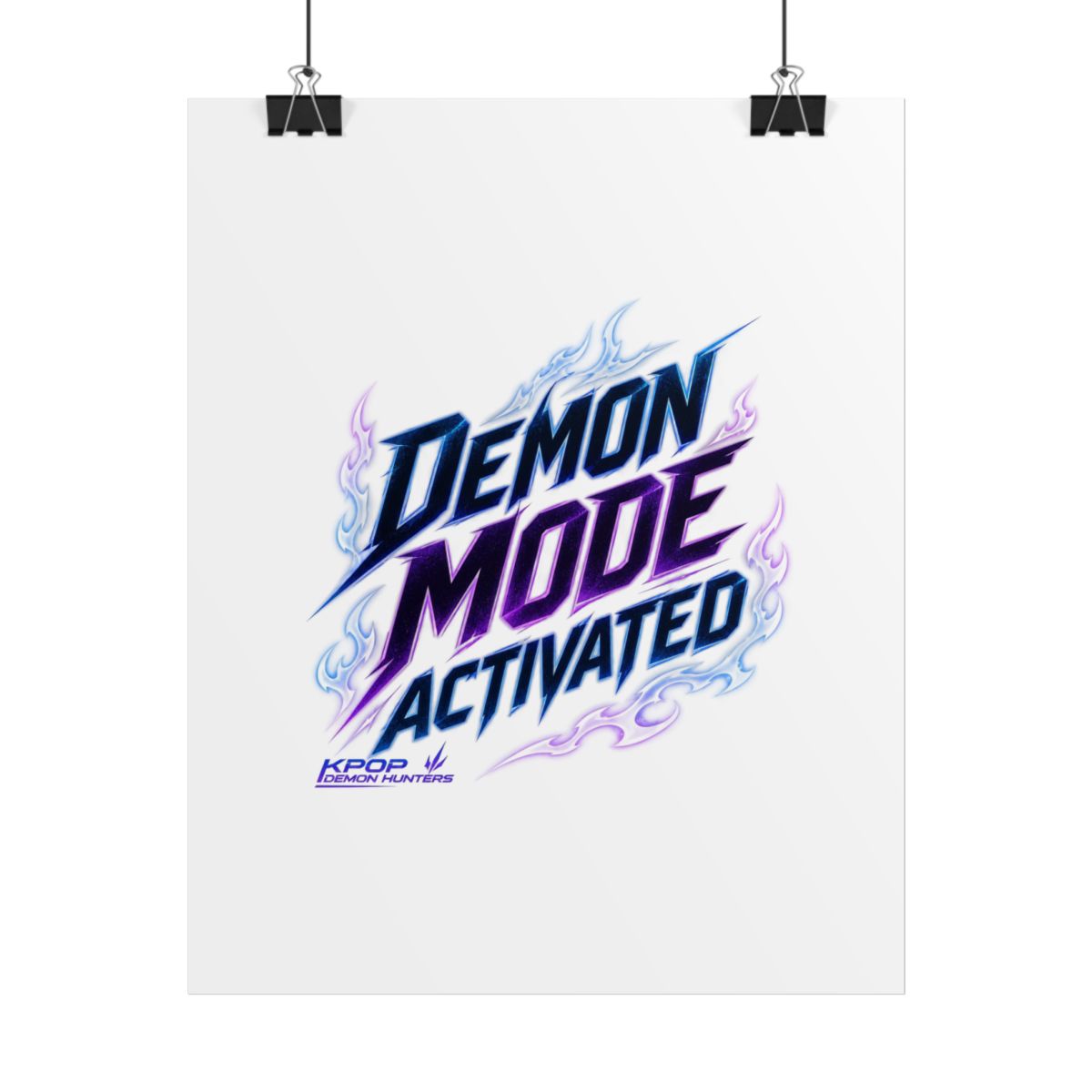 KPop Demon Hunters "Demon Mode Activated" Poster