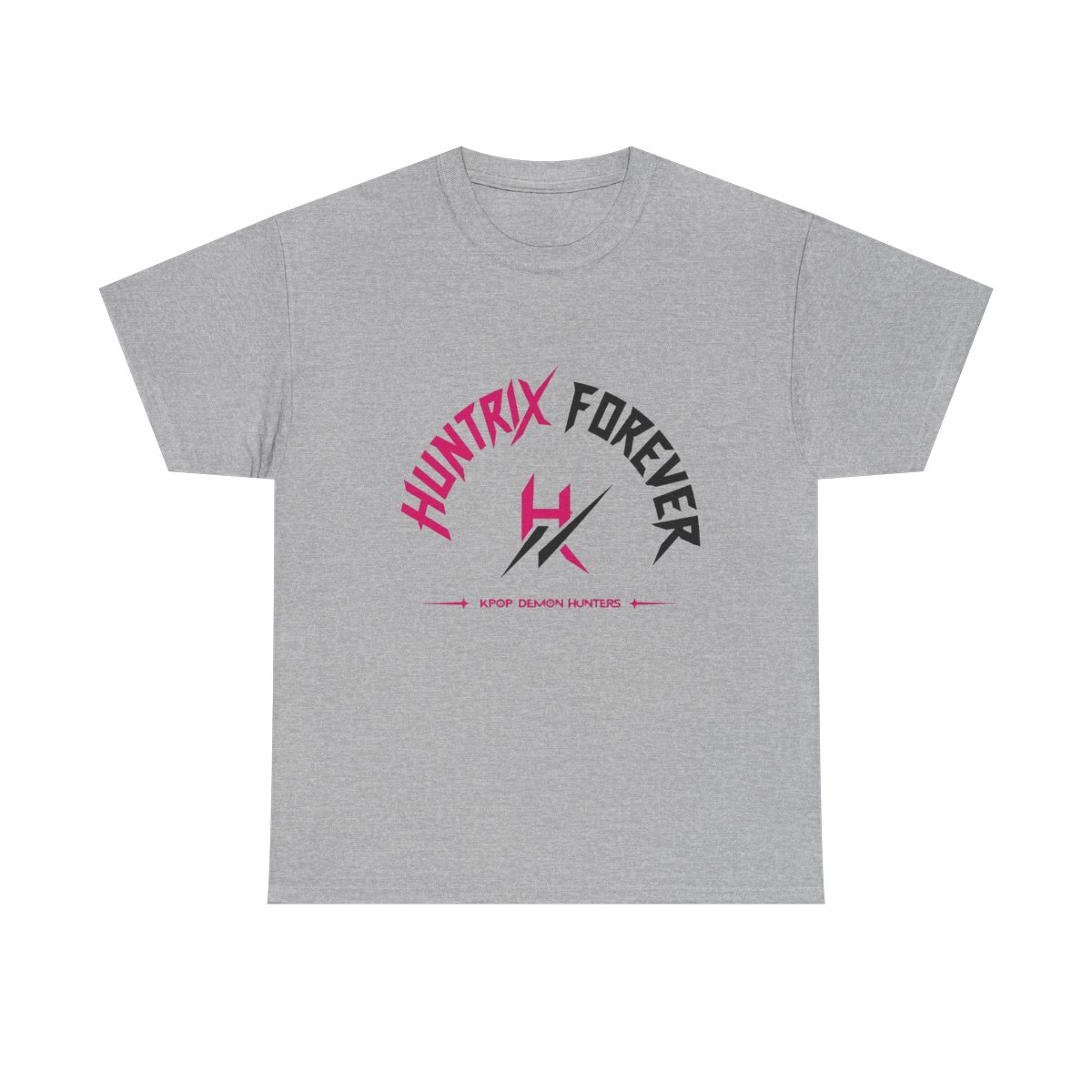 KPop Demon Hunters "Huntrix Forever" Unisex Tee - alternate angle 2, merchandise