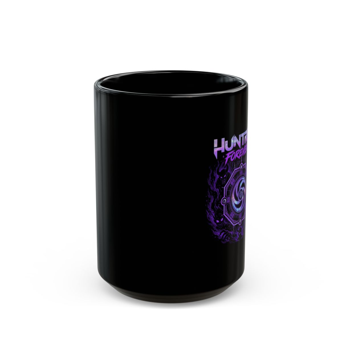 KPop Demon Hunters "Huntrix Forever" Black Mug - alternate angle 2, merchandise