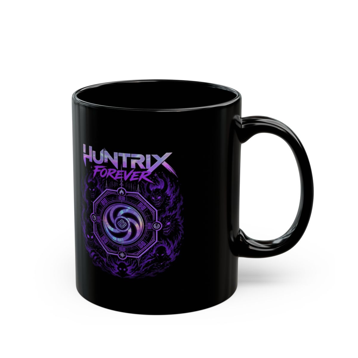 KPop Demon Hunters "Huntrix Forever" Black Mug
