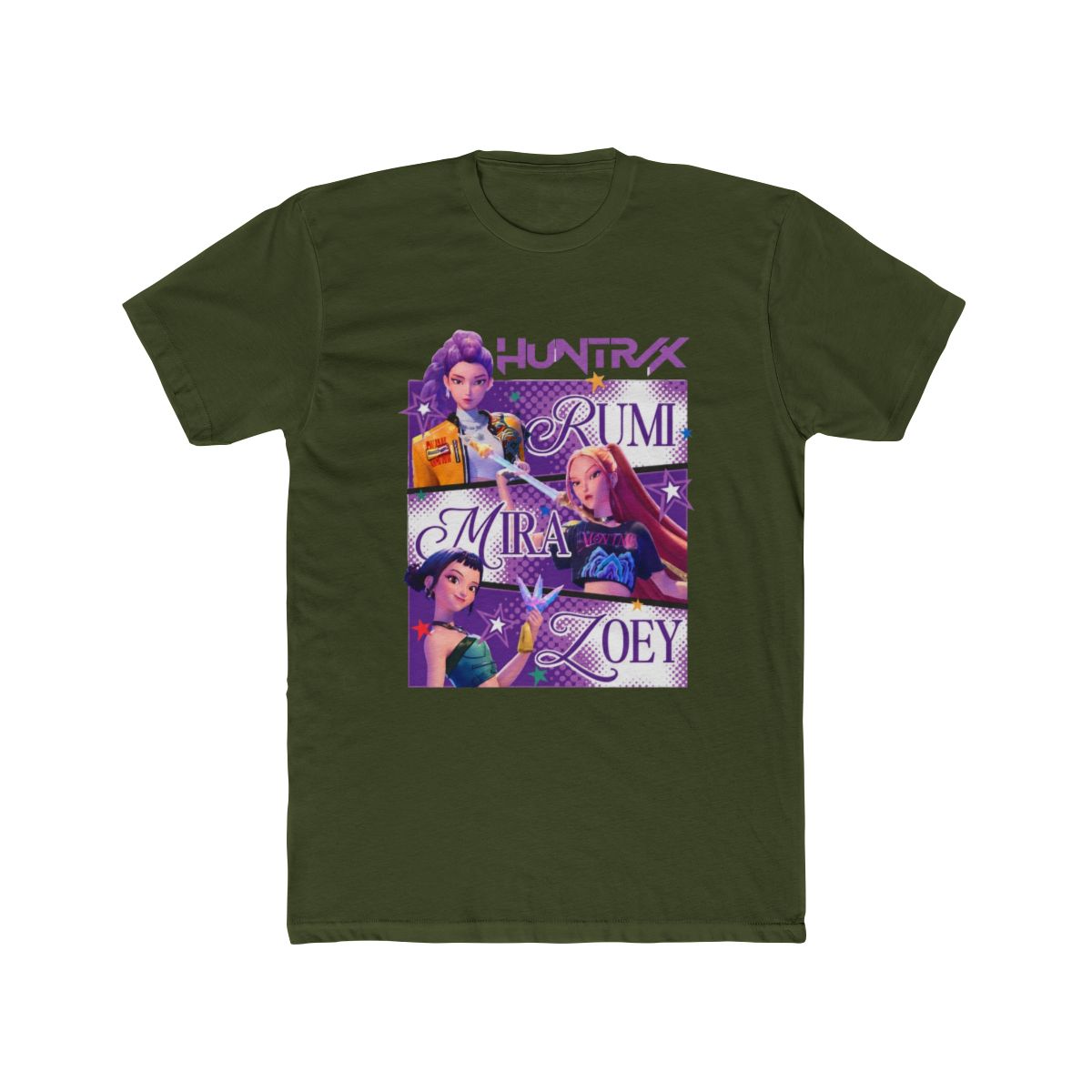 The Huntrix Kpop Demon Hunters T Shirt - alternate angle 3, merchandise