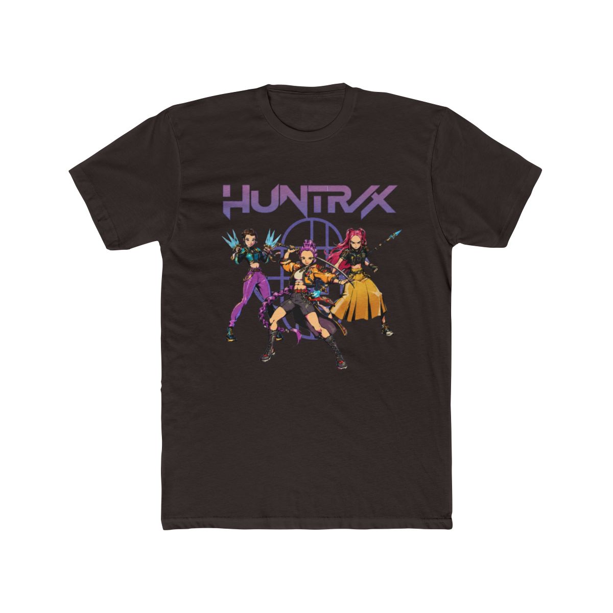 Huntrix Demon Hunters Comic style T Shirt | KPop Demon Hunters - alternate angle 3, merchandise