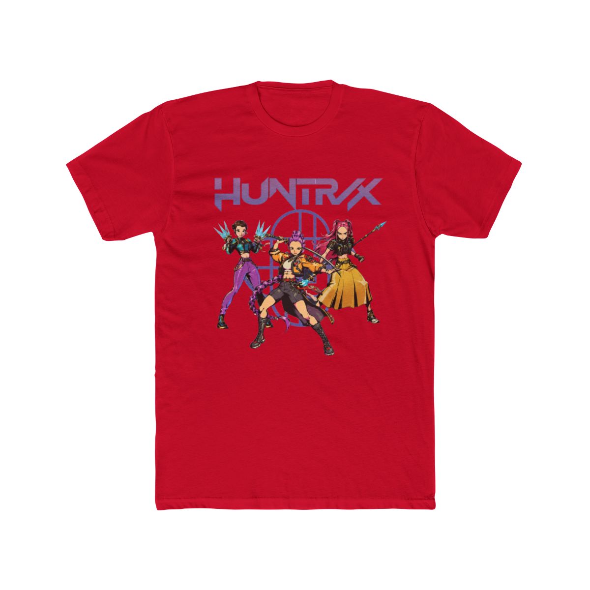 Huntrix Demon Hunters Comic style T Shirt | KPop Demon Hunters - Official T-Shirts merchandise