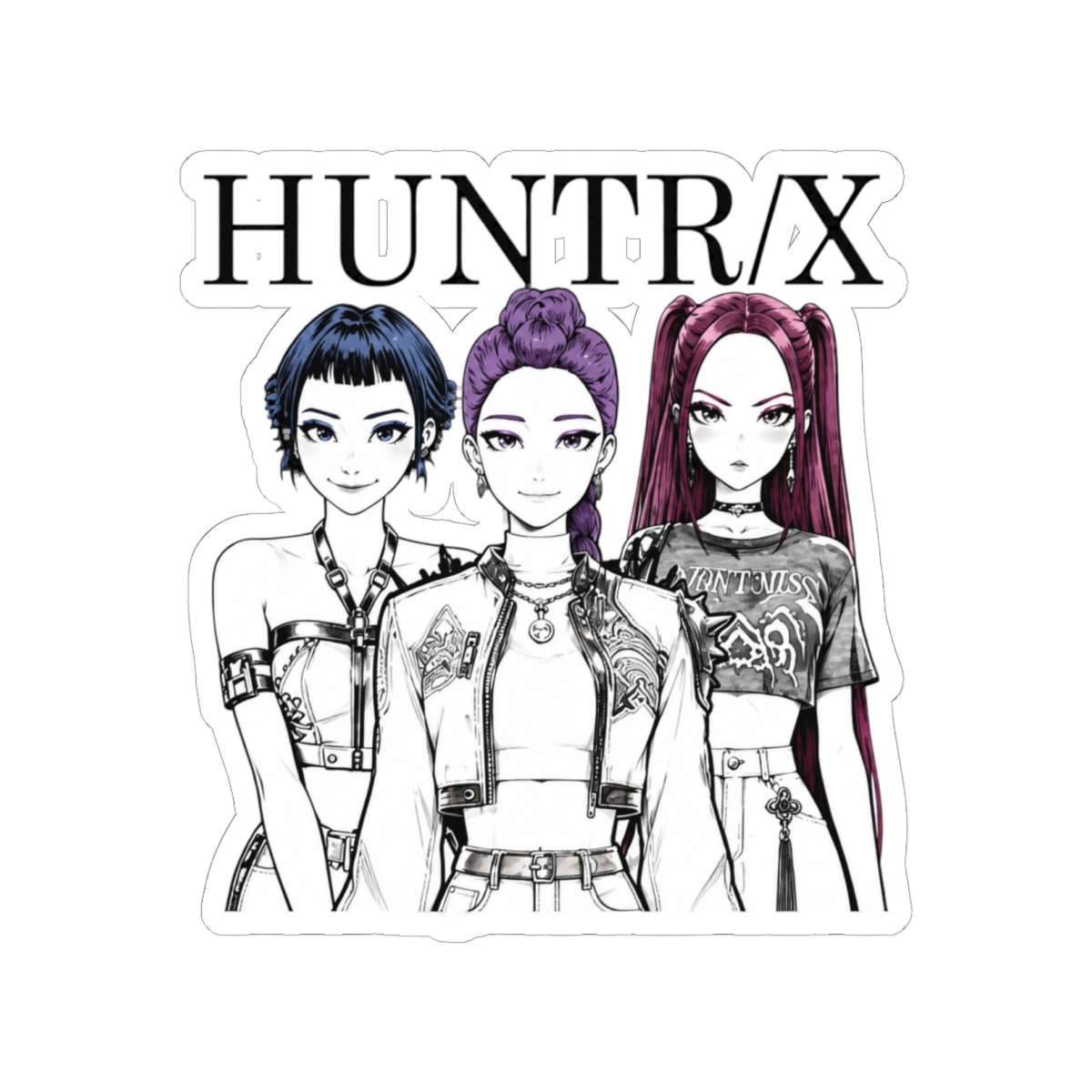 kpop 3 hunters Sticker | KPop Demon Hunters