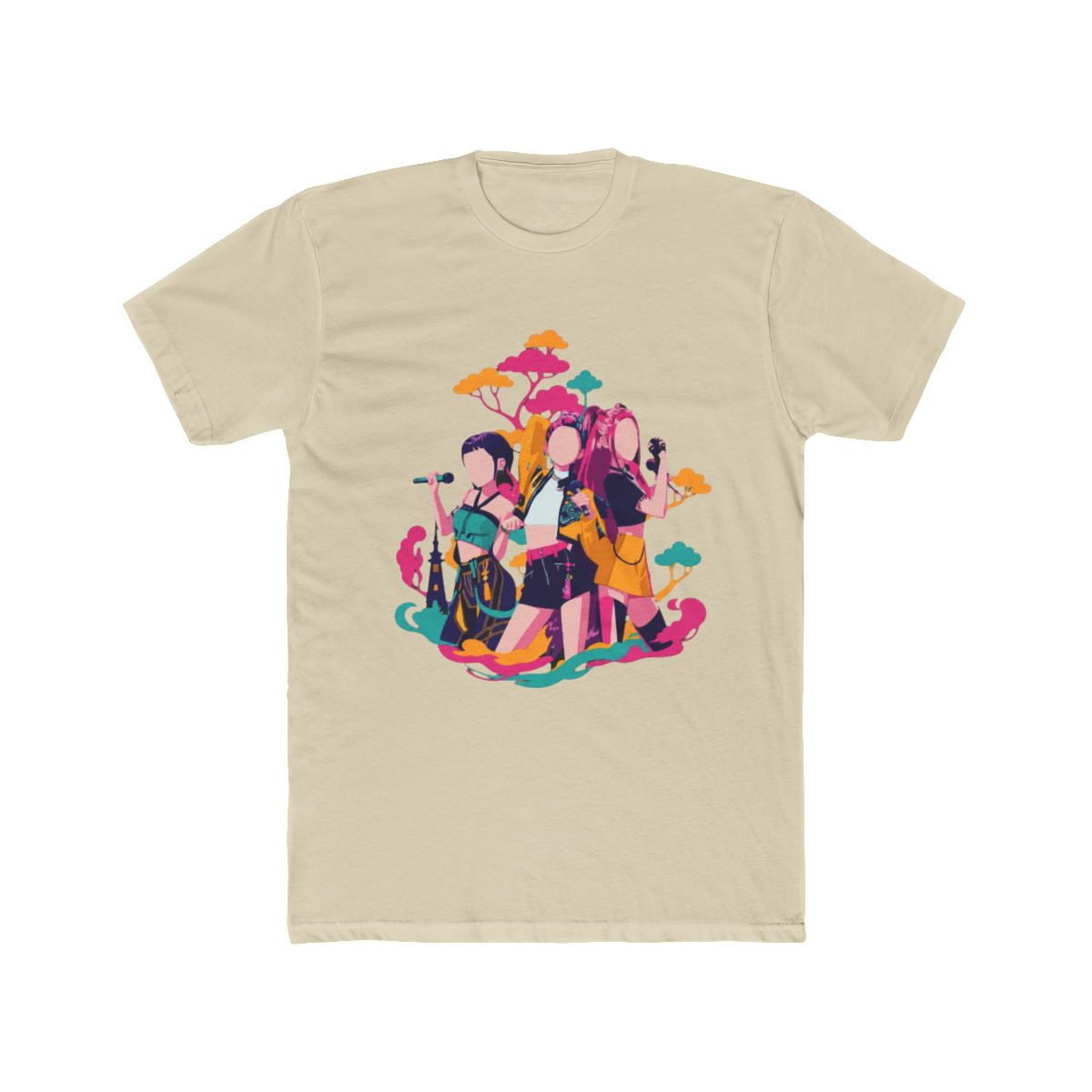 Kpop Demon hunters Huntrix Golden festival T Shirt - alternate angle 5, merchandise