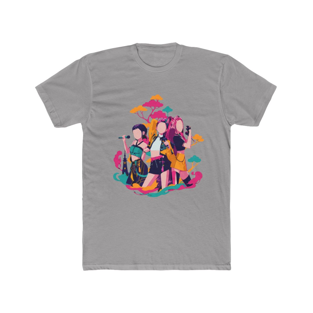 Kpop Demon hunters Huntrix Golden festival T Shirt - alternate angle 2, merchandise