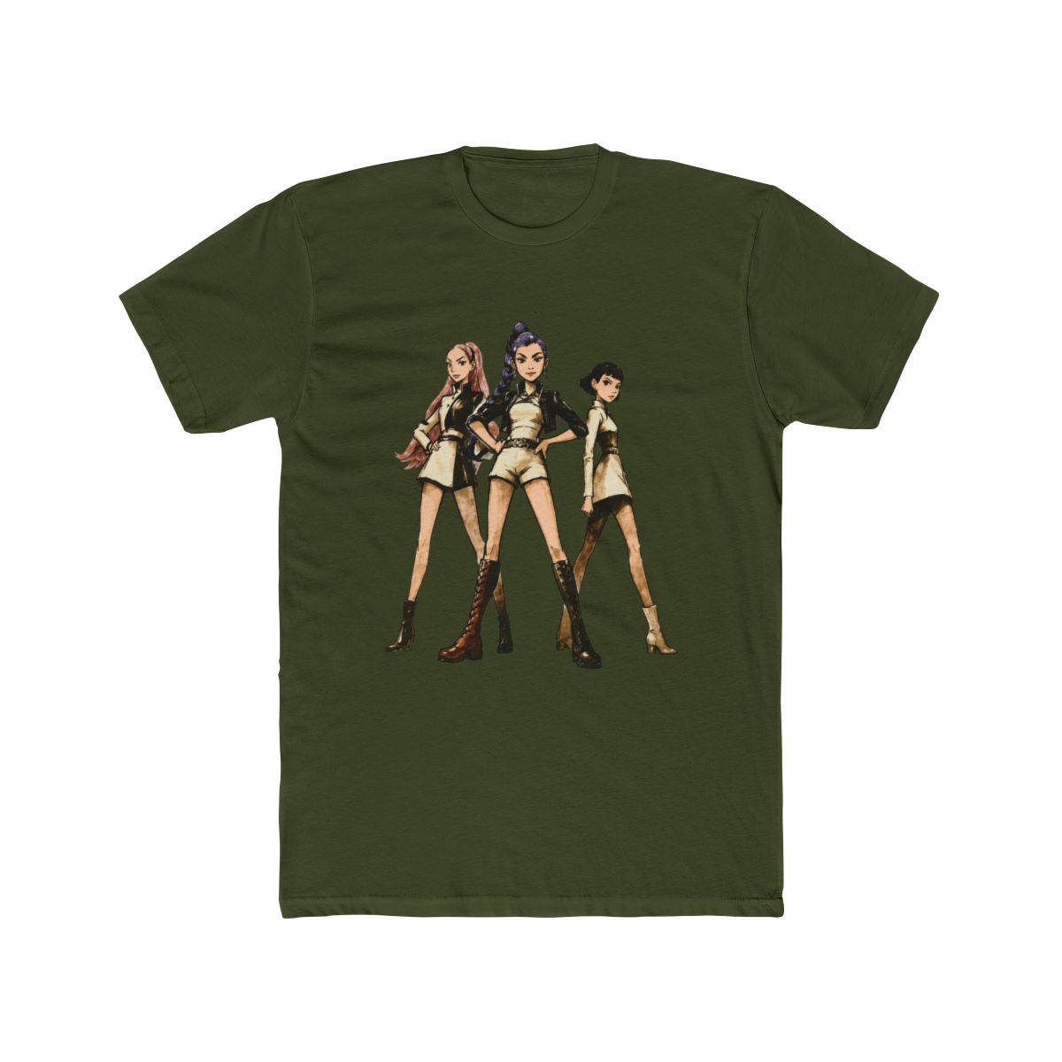 the three kpop hunters sumi e T Shirt | KPop Demon Hunters - alternate angle 4, merchandise
