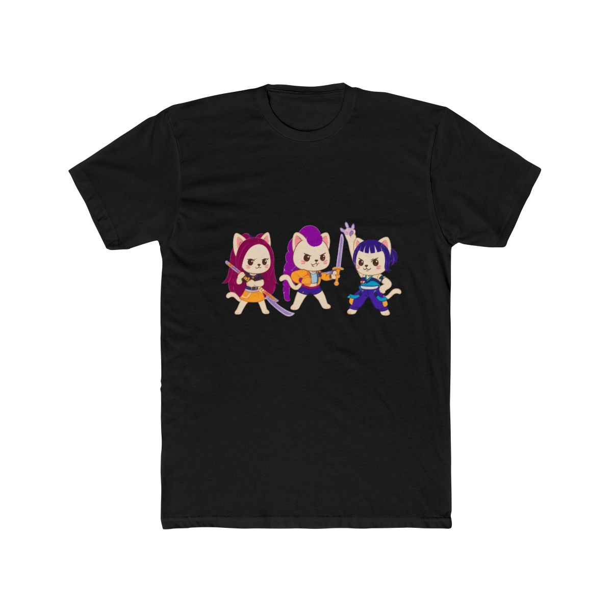 Kitty Pop Demon Hunters T-Shirt | KPop Demon Hunters - alternate angle 3, merchandise