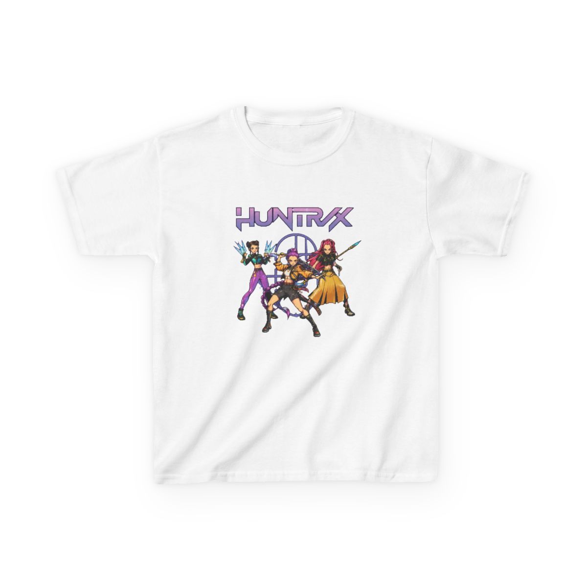 Huntrix Demon Hunters Comic style Kids T-Shirt | KPop Demon Hunters