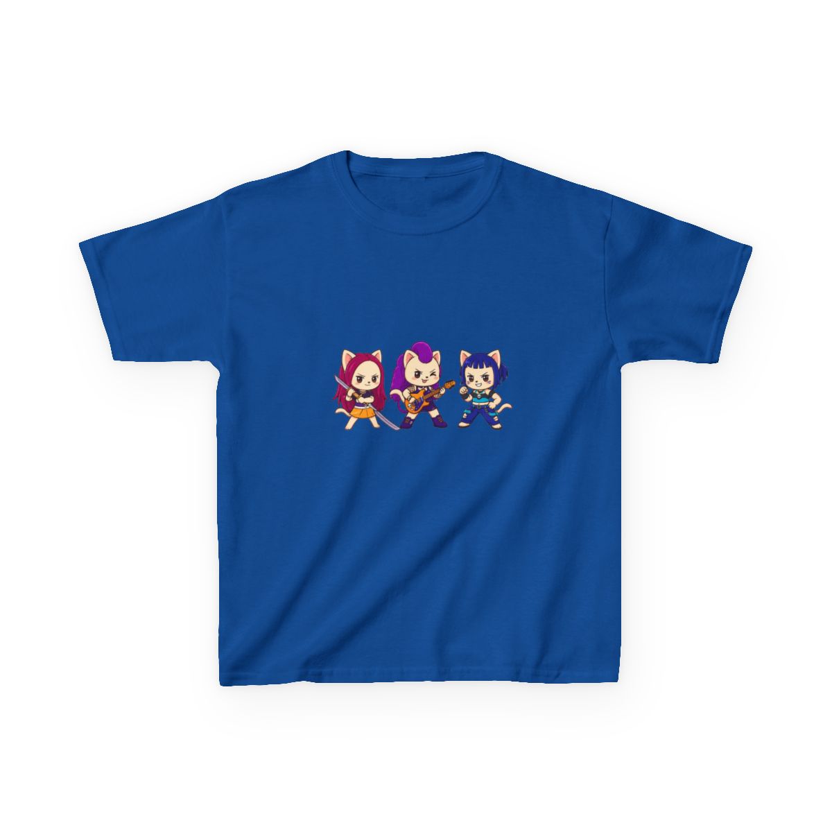 Kitty Pop Demon Hunters Kids T-Shirt | KPop Demon Hunters - alternate angle 5, merchandise