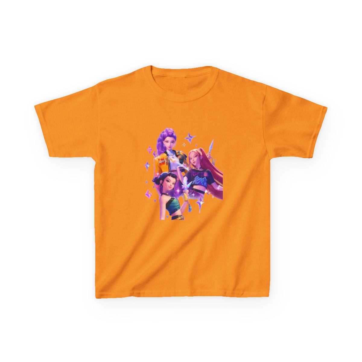 The Huntrix Kpop Demon Hunters Kids T-Shirt - alternate angle 4, merchandise