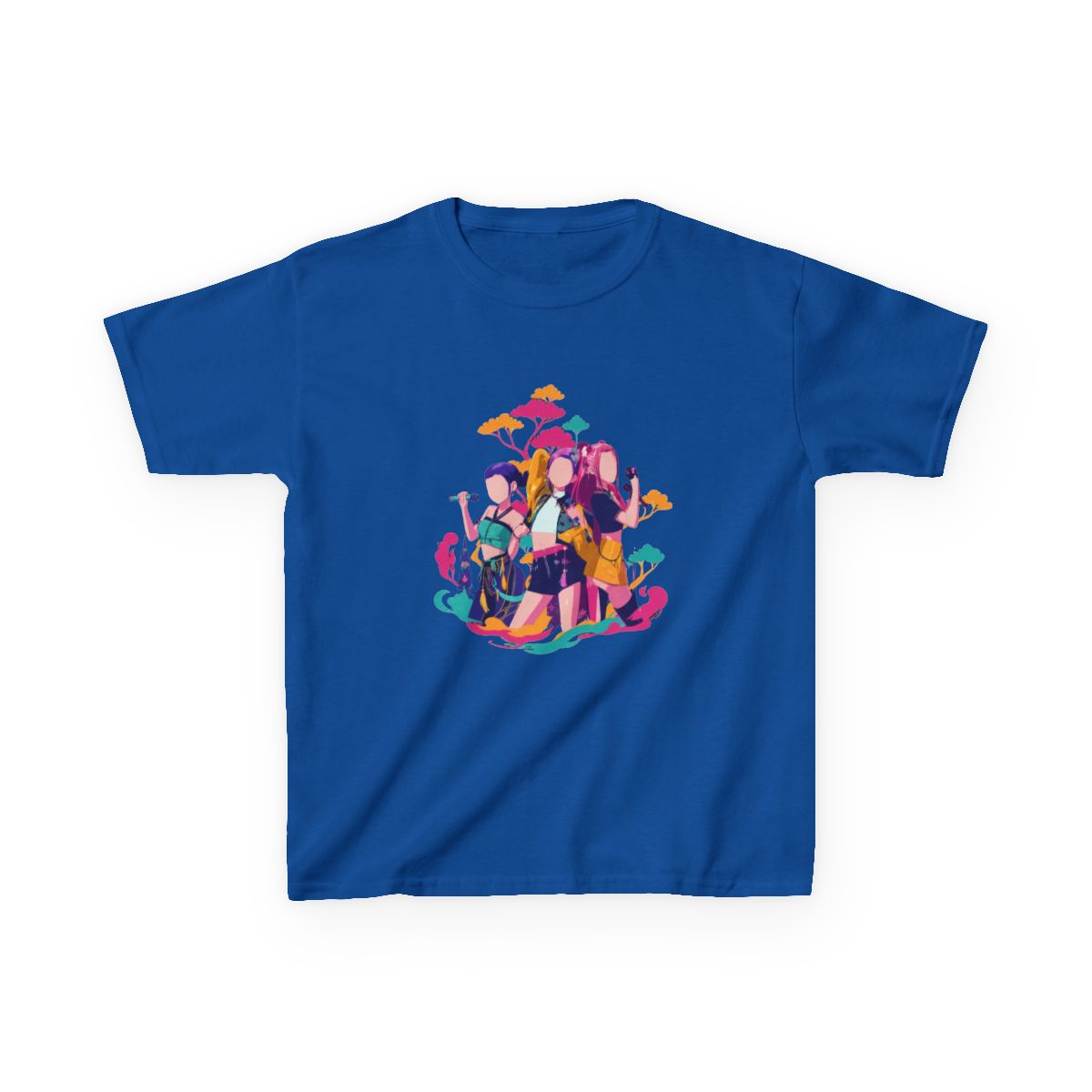 Kpop Demon hunters Huntrix Golden festival Kids T-Shirt - alternate angle 3, merchandise
