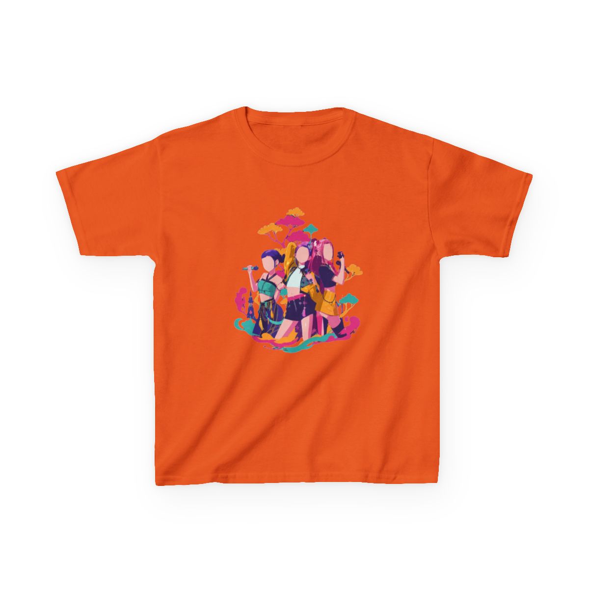 Kpop Demon hunters Huntrix Golden festival Kids T-Shirt - alternate angle 5, merchandise