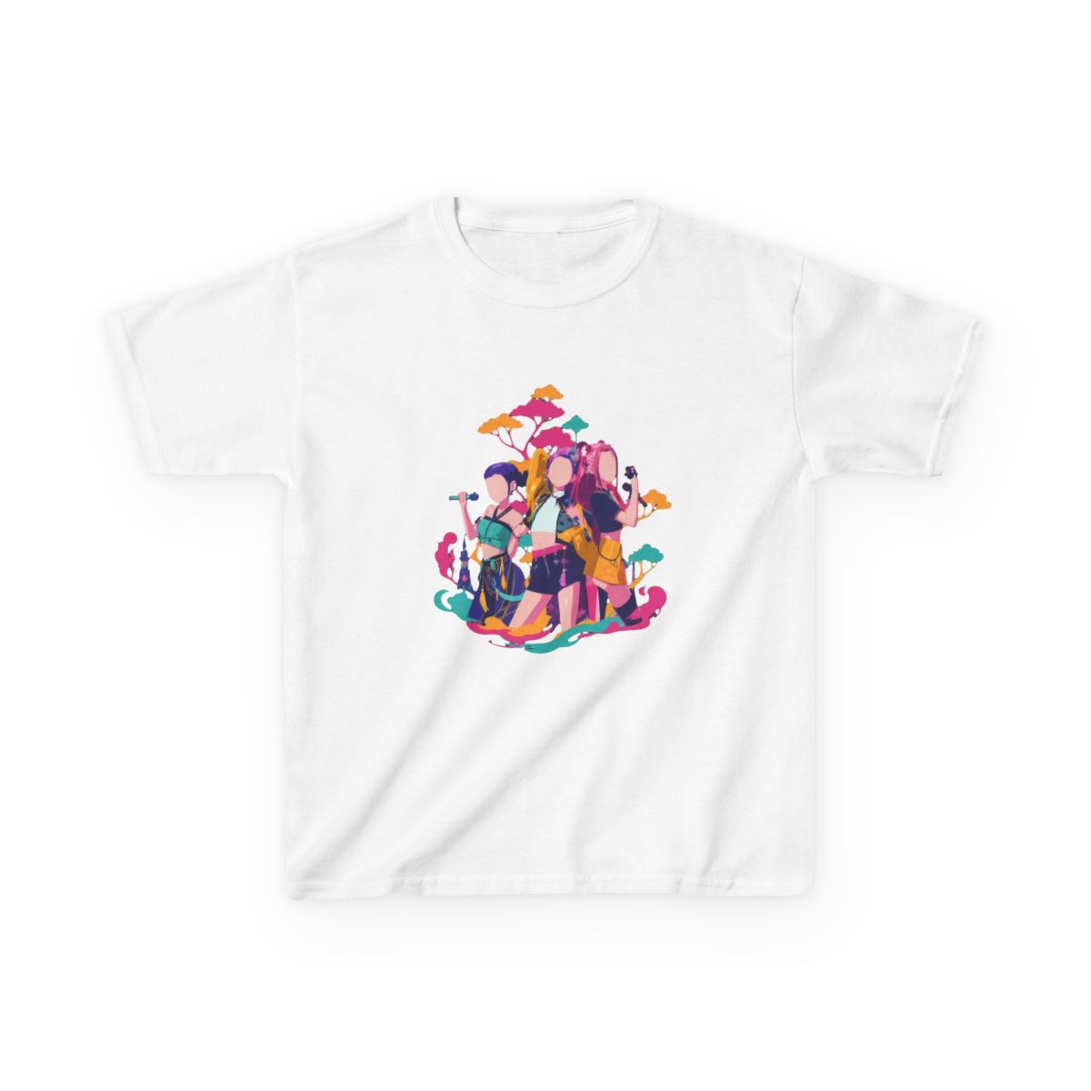Kpop Demon hunters Huntrix Golden festival Kids T-Shirt