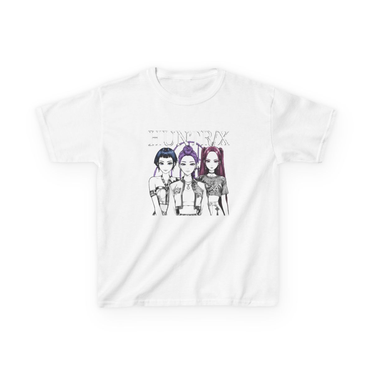 kpop 3 hunters Kids T-Shirt | KPop Demon Hunters - alternate angle 2, merchandise