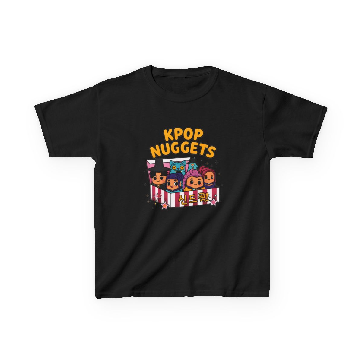 Kpop Nuggets Kids T-Shirt | KPop Demon Hunters - alternate angle 4, merchandise