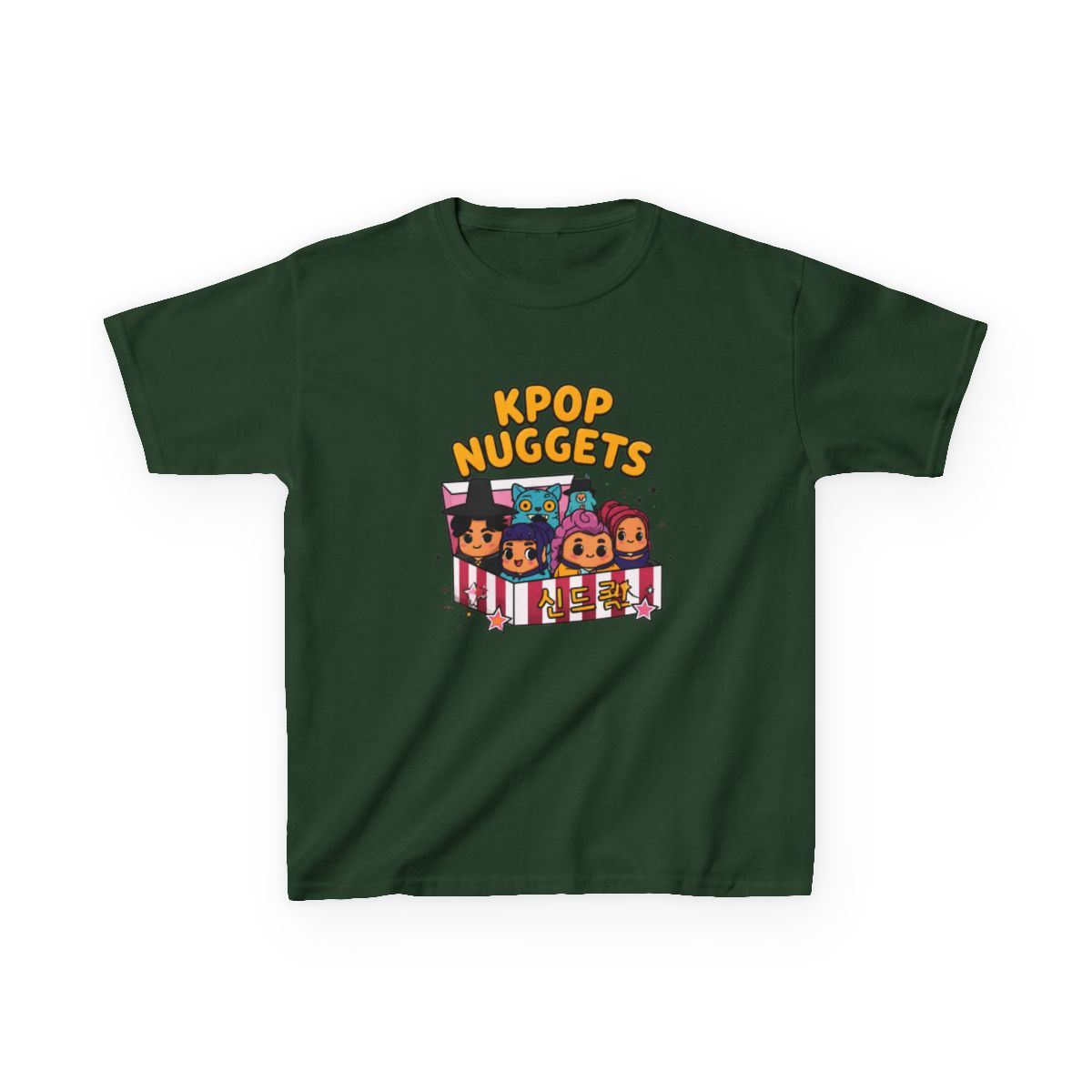 Kpop Nuggets Kids T-Shirt | KPop Demon Hunters - alternate angle 2, merchandise