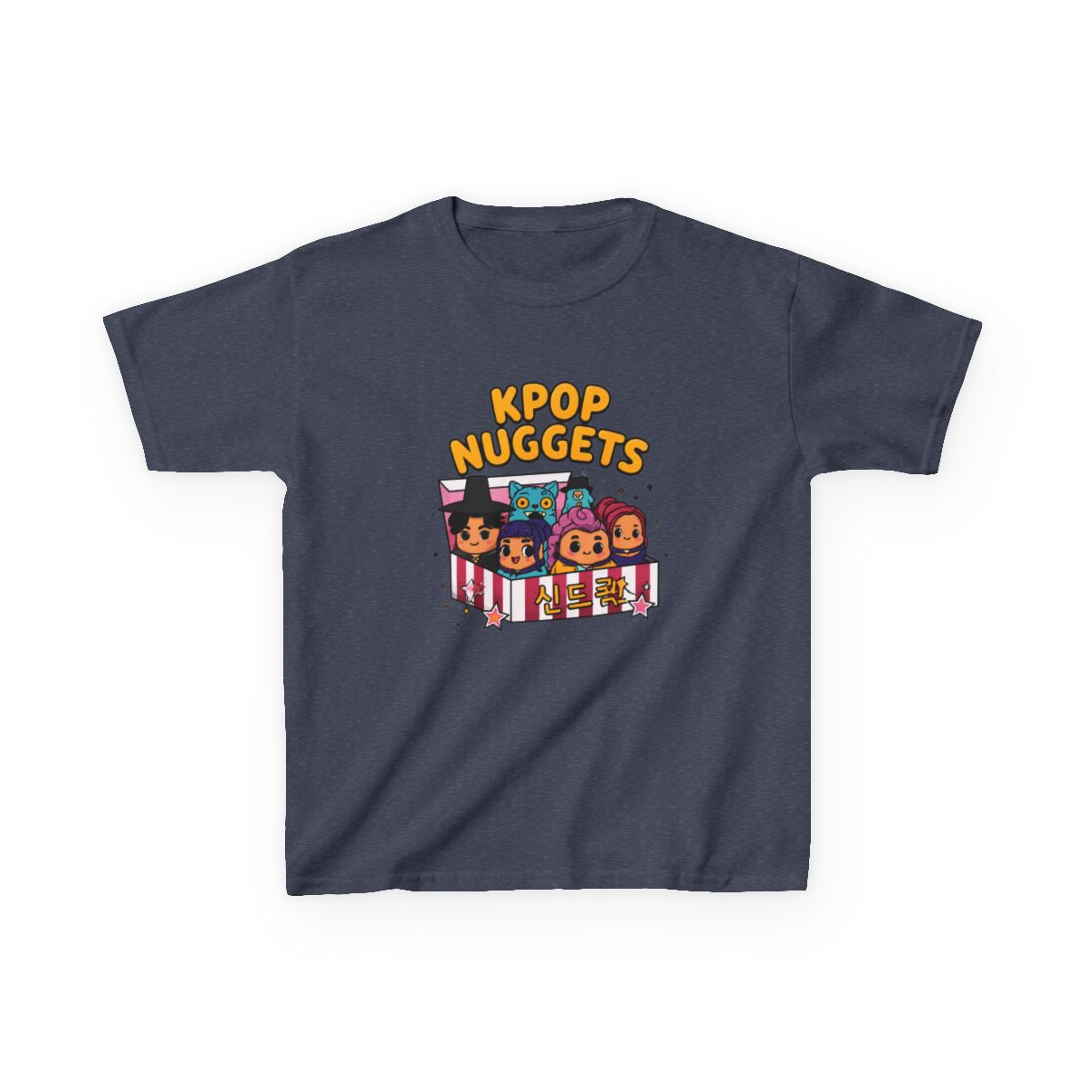 Kpop Nuggets Kids T-Shirt | KPop Demon Hunters - alternate angle 5, merchandise