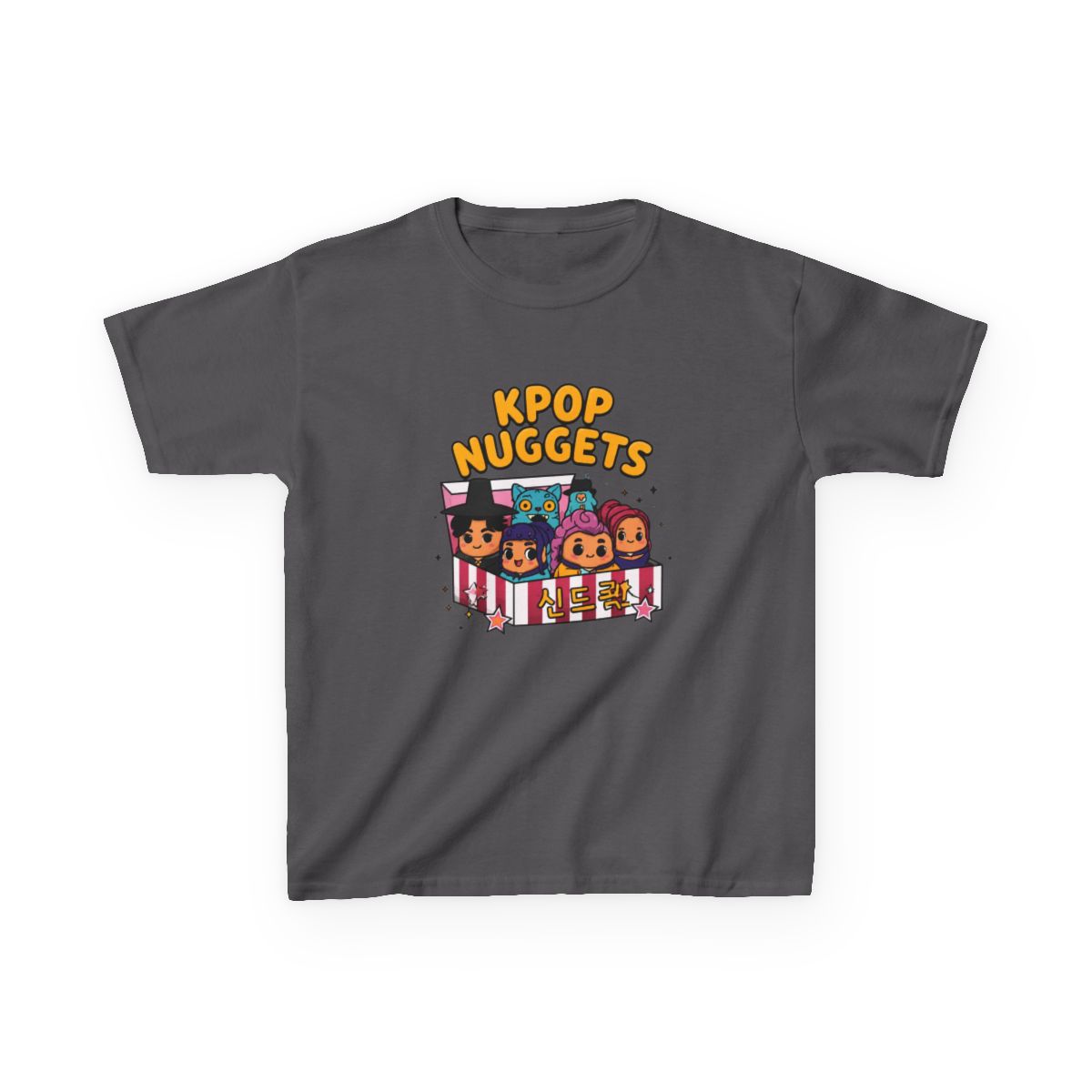 Kpop Nuggets Kids T-Shirt | KPop Demon Hunters - alternate angle 3, merchandise