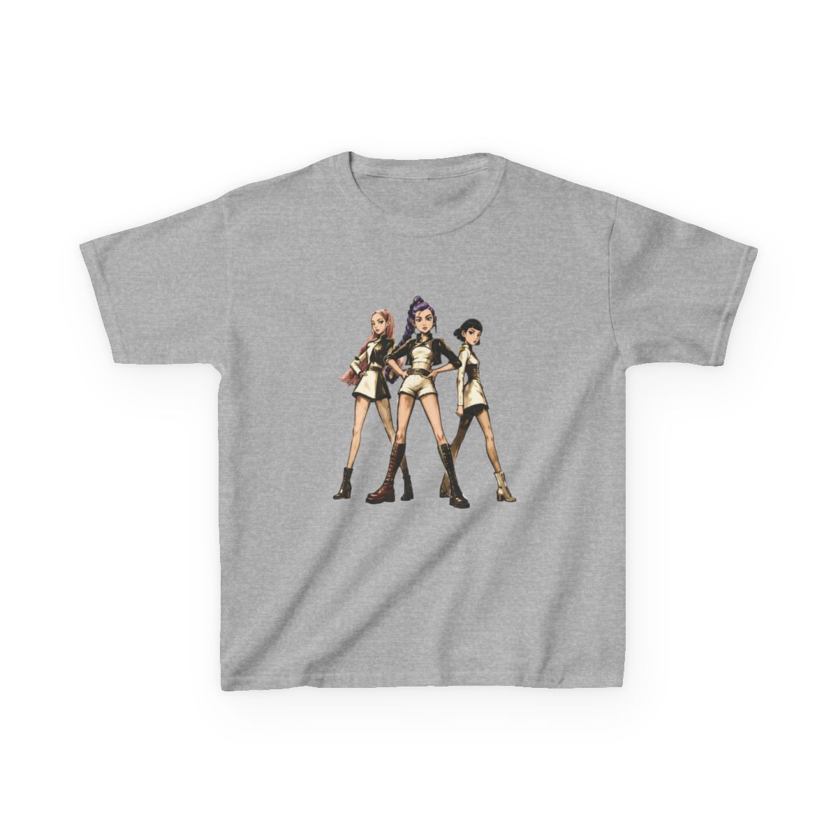the three kpop hunters sumi e Kids T-Shirt | KPop Demon Hunters - alternate angle 3, merchandise