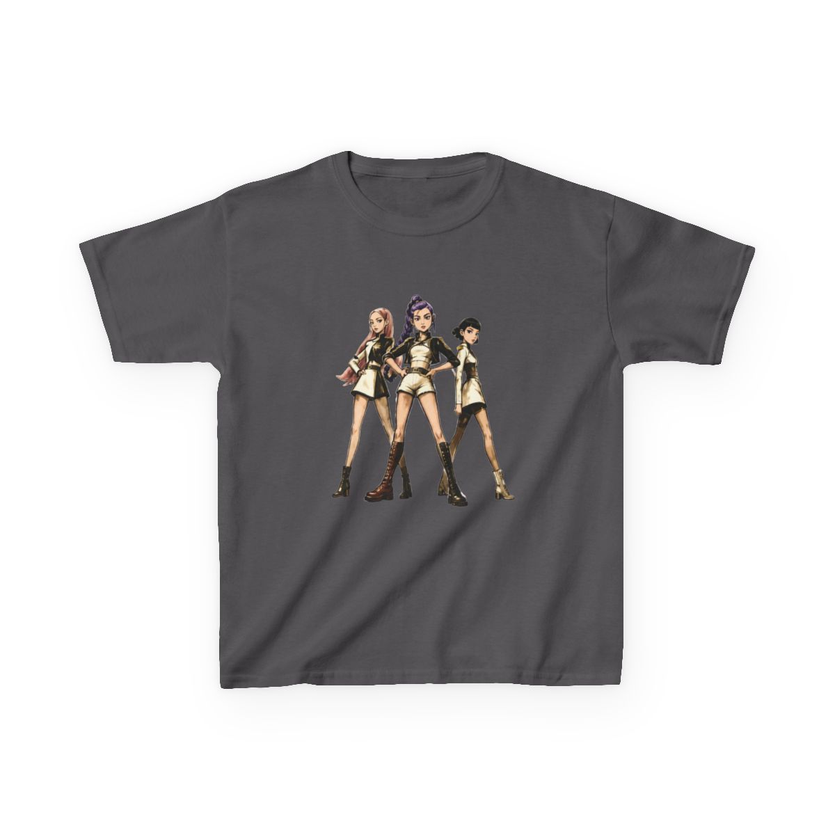 the three kpop hunters sumi e Kids T-Shirt | KPop Demon Hunters - alternate angle 5, merchandise