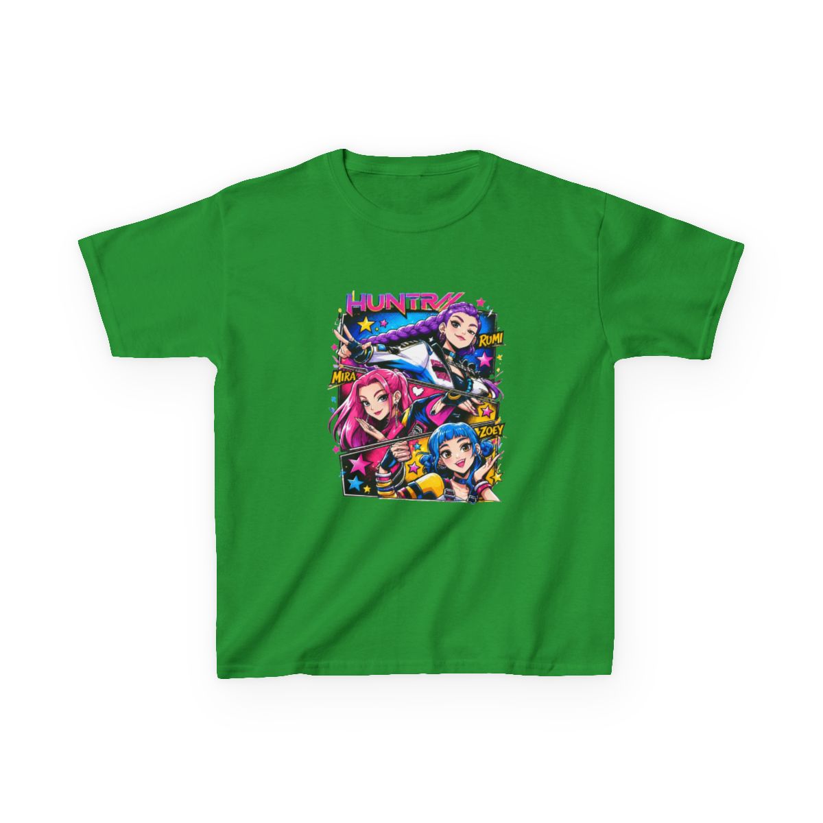 Huntrix - KPop Demon Hunters Kids T-Shirt - alternate angle 5, merchandise