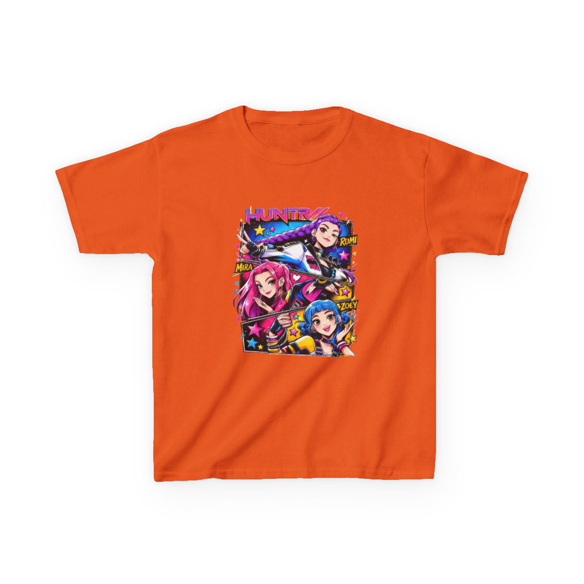 Huntrix - KPop Demon Hunters Kids T-Shirt - alternate angle 4, merchandise