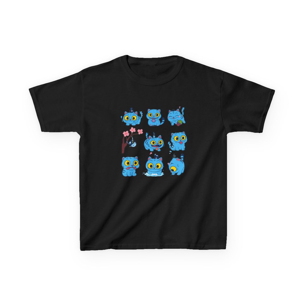 Tigers Kpop Demon Hunters Kids T-Shirt - alternate angle 2, merchandise