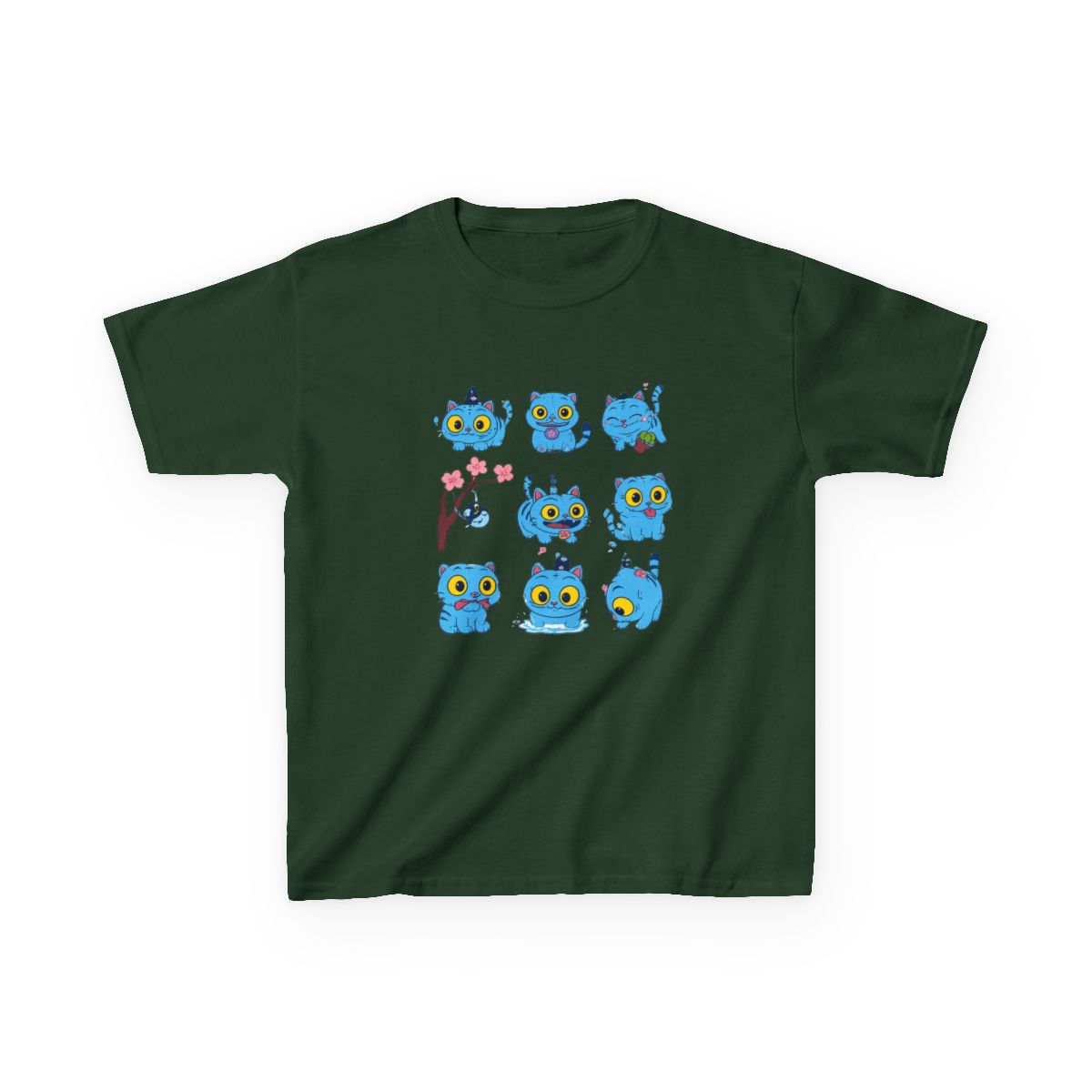Tigers Kpop Demon Hunters Kids T-Shirt - alternate angle 2, merchandise