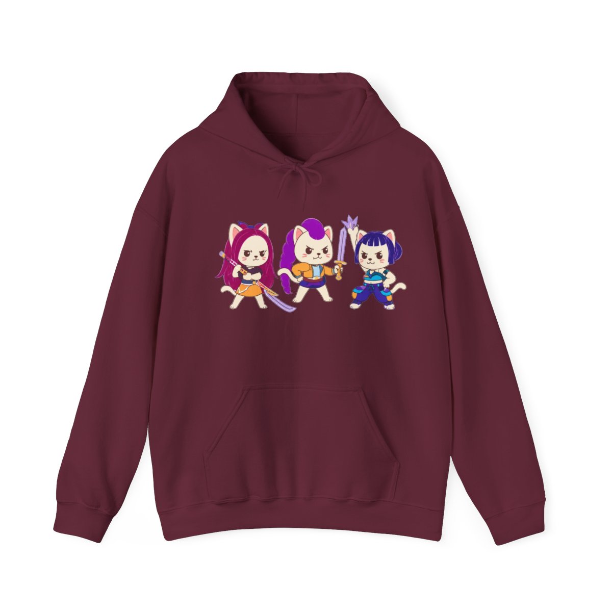 Kitty Pop Demon Hunters Hoodie | KPop Demon Hunters - alternate angle 5, merchandise