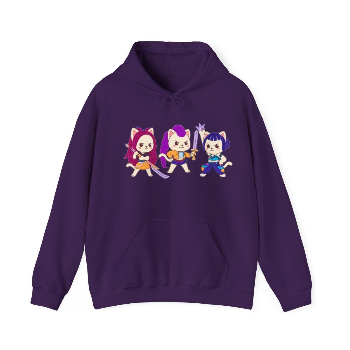 Kitty Pop Demon Hunters Hoodie | KPop Demon Hunters - alternate angle 2, merchandise