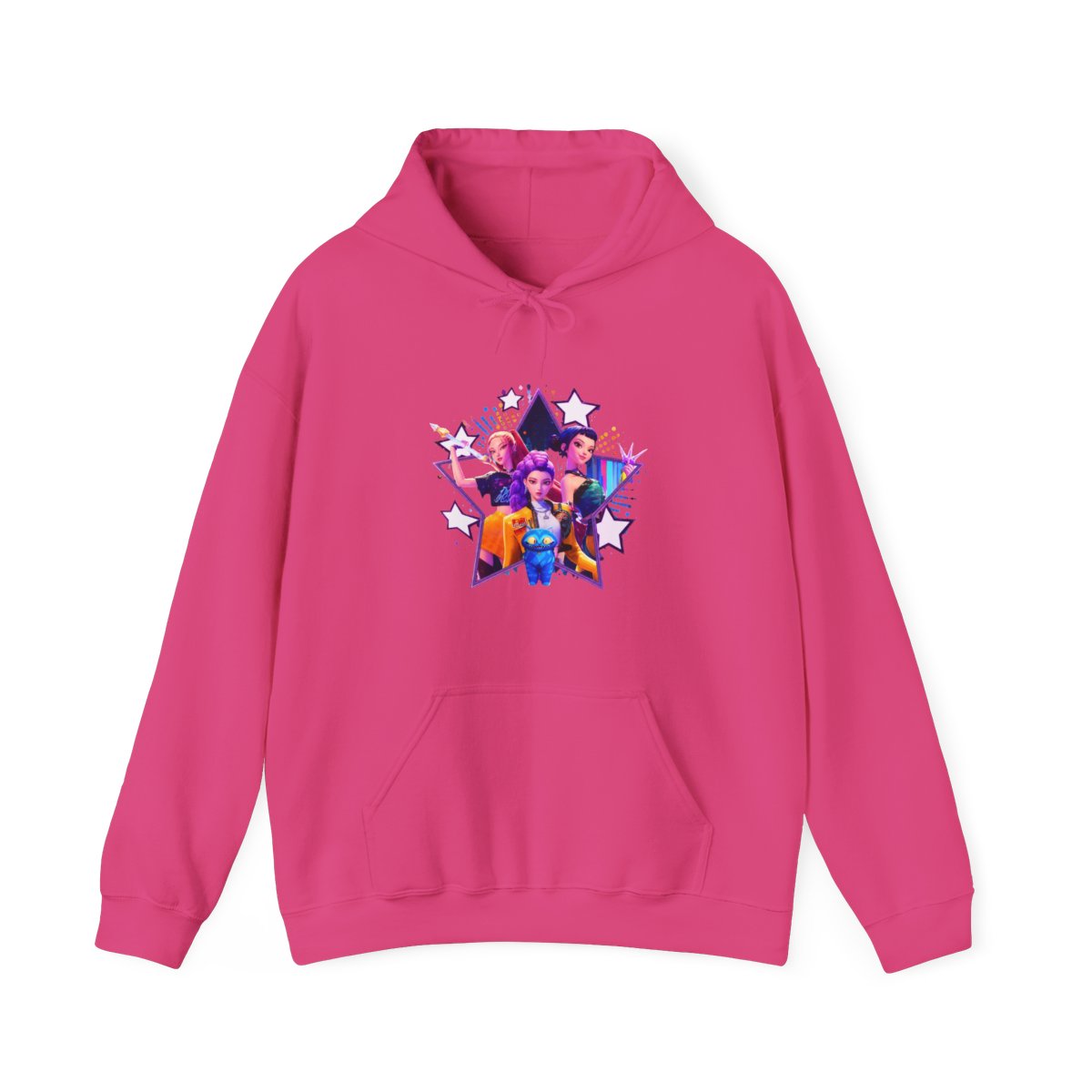 VINTAGE KPOP DEMON HUNTERS Hoodie - alternate angle 5, merchandise