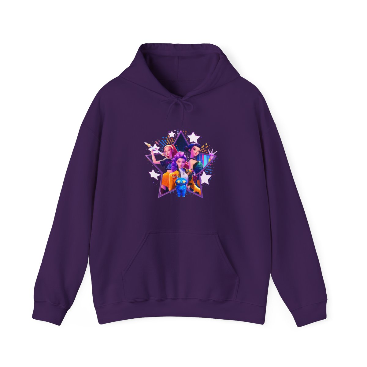 VINTAGE KPOP DEMON HUNTERS Hoodie - alternate angle 4, merchandise