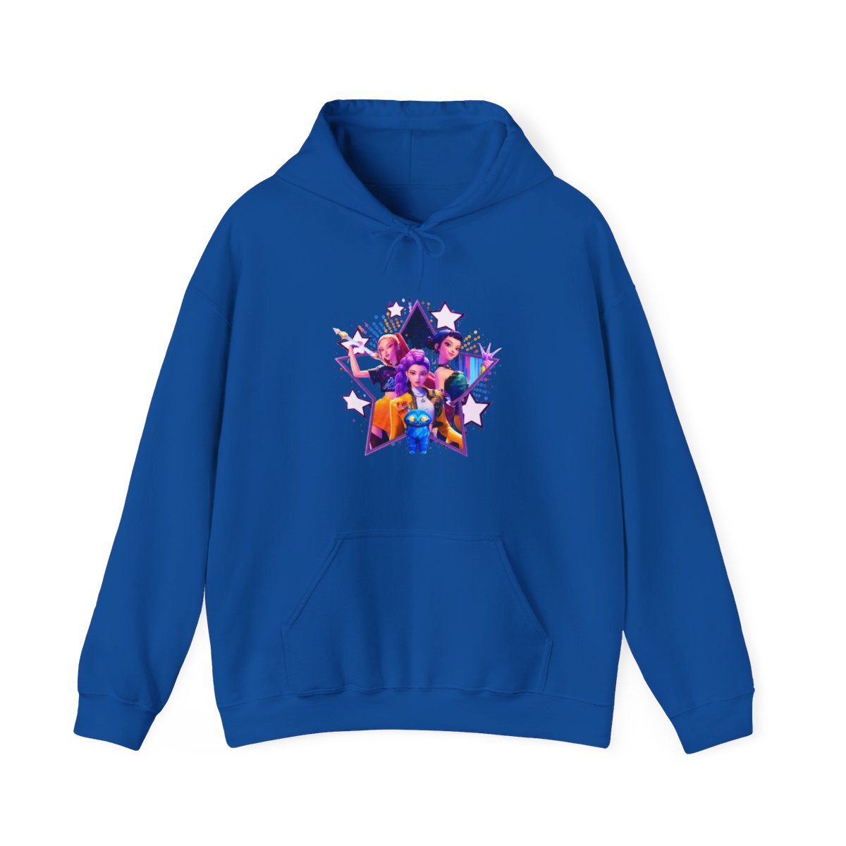 VINTAGE KPOP DEMON HUNTERS Hoodie - alternate angle 3, merchandise