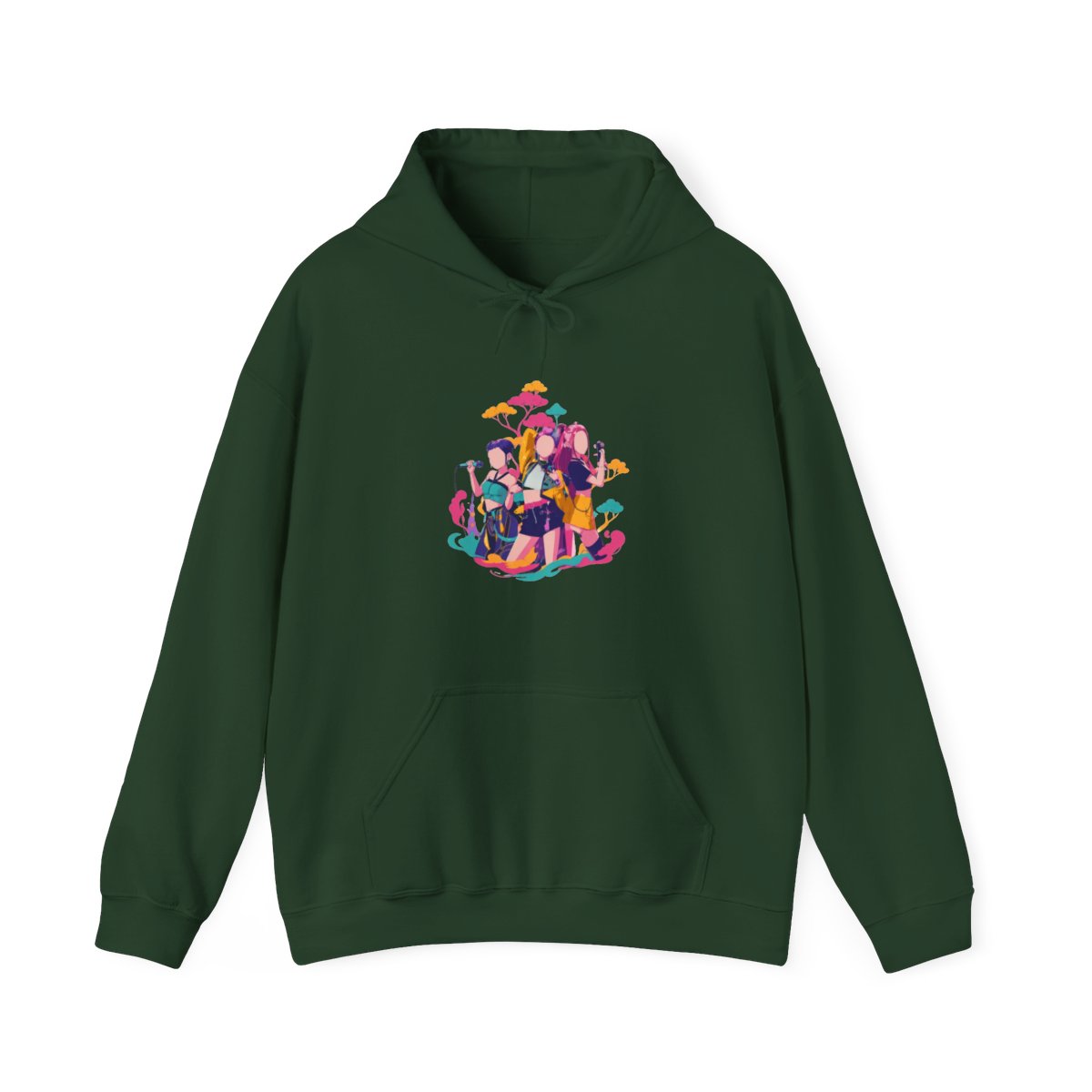 Kpop Demon hunters Huntrix Golden festival Hoodie - alternate angle 5, merchandise