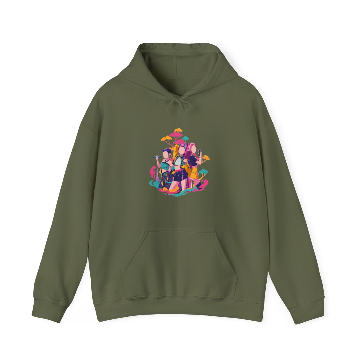 Kpop Demon hunters Huntrix Golden festival Hoodie - alternate angle 5, merchandise