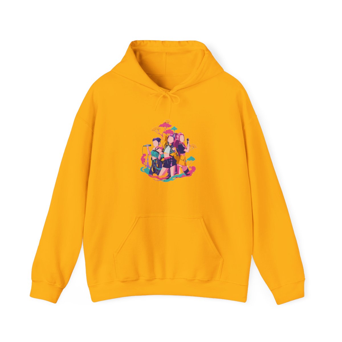 Kpop Demon hunters Huntrix Golden festival Hoodie - alternate angle 2, merchandise
