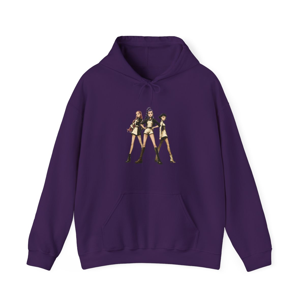 the three kpop hunters sumi e Hoodie | KPop Demon Hunters - alternate angle 4, merchandise