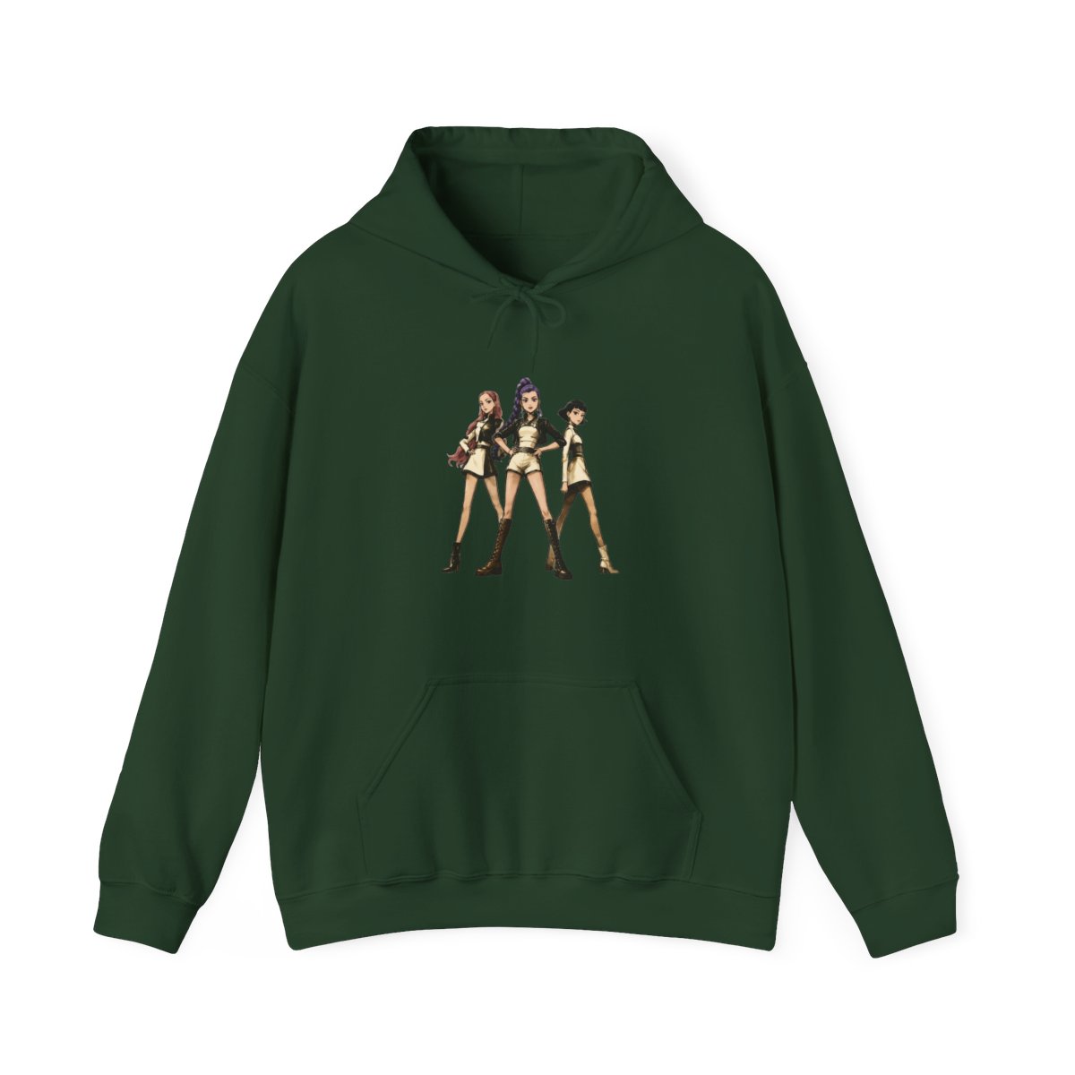 the three kpop hunters sumi e Hoodie | KPop Demon Hunters - alternate angle 3, merchandise