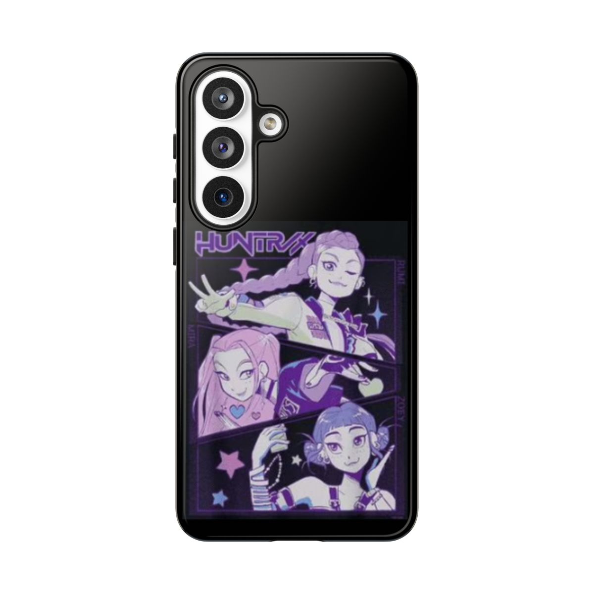 Custom Birthday Frame TV Banner | Kpop Demon Hunters Frame TV | Frame TV Art | Huntrix Digital Birthday Illustration | Samsung TV Art - alternate angle 2, merchandise