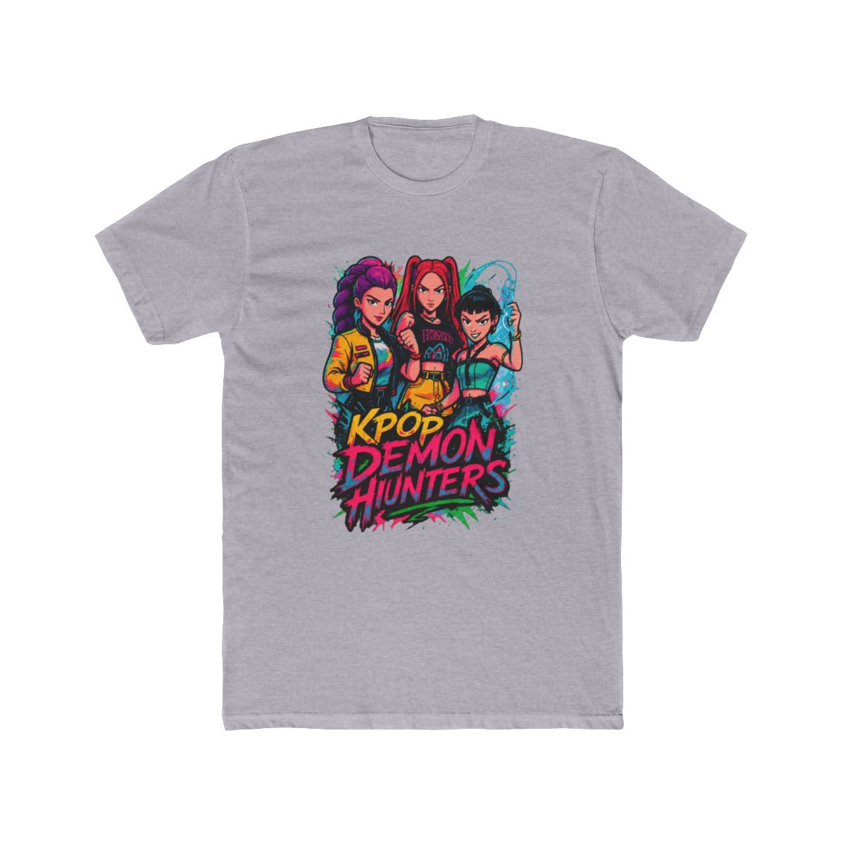 K-Pop Demon Hunters art T Shirt | KPop Demon Hunters - alternate angle 4, merchandise
