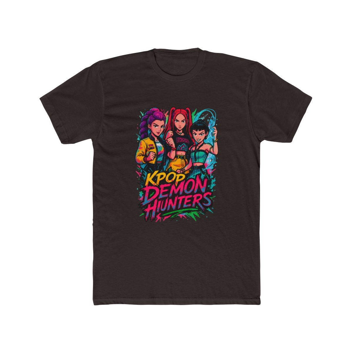 K-Pop Demon Hunters art T Shirt | KPop Demon Hunters - alternate angle 2, merchandise