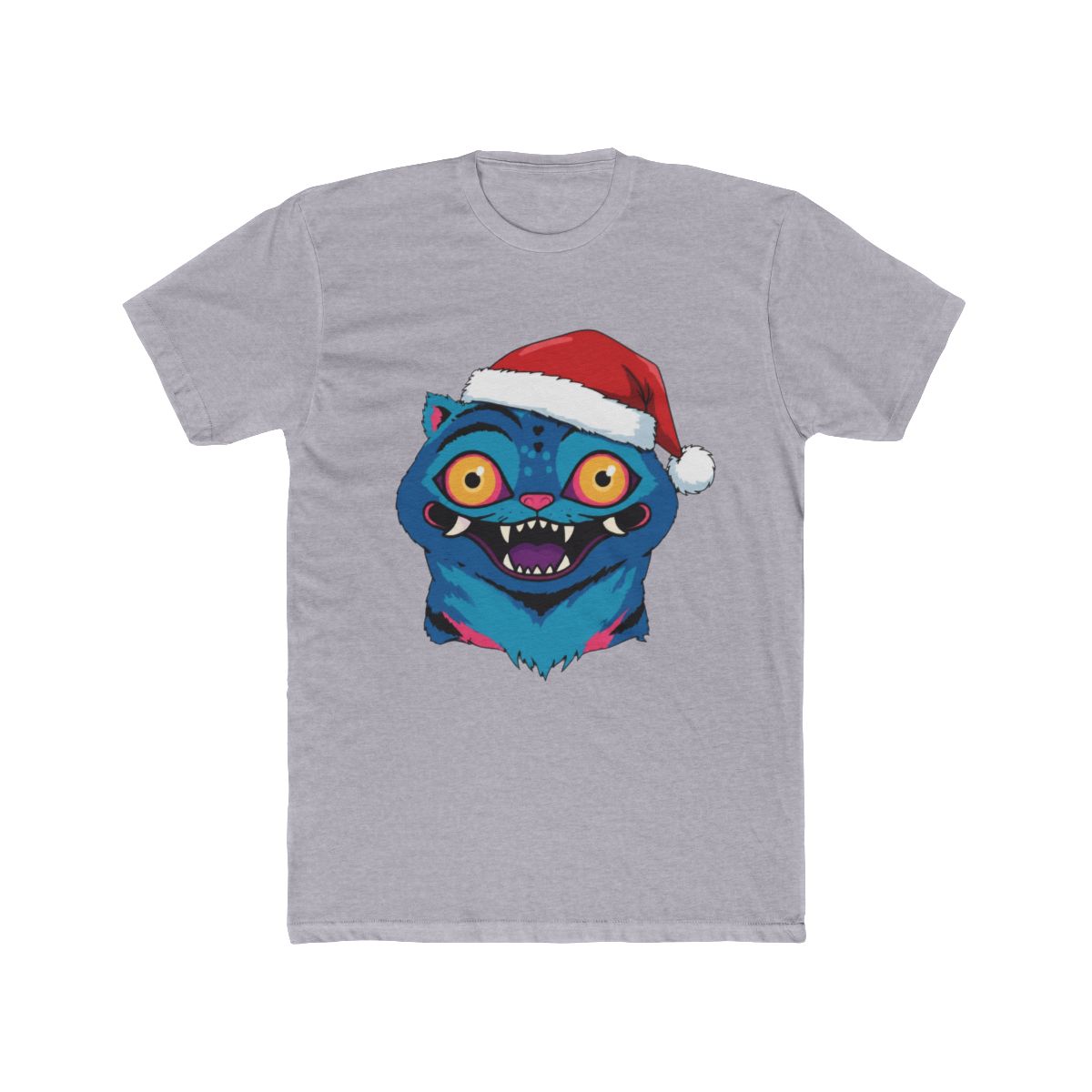 Derpy Tiger Christmas Kpop Demon Hunters M9261 T Shirt - alternate angle 2, merchandise