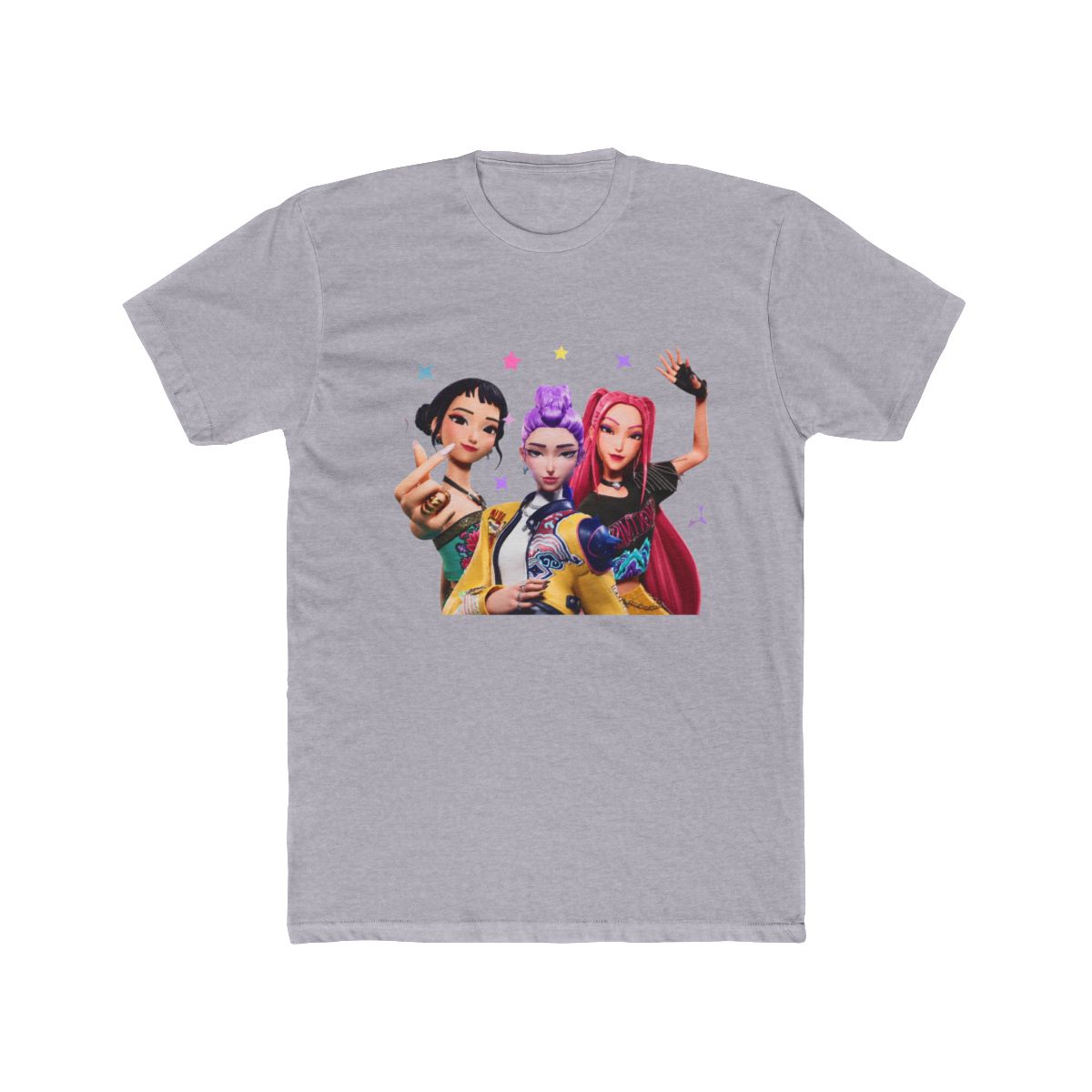 Huntrix Kpop Demon Hunters Shirt, Mira Rumi Joey Huntrix Girls T Shirt M8289 T Shirt - alternate angle 5, merchandise