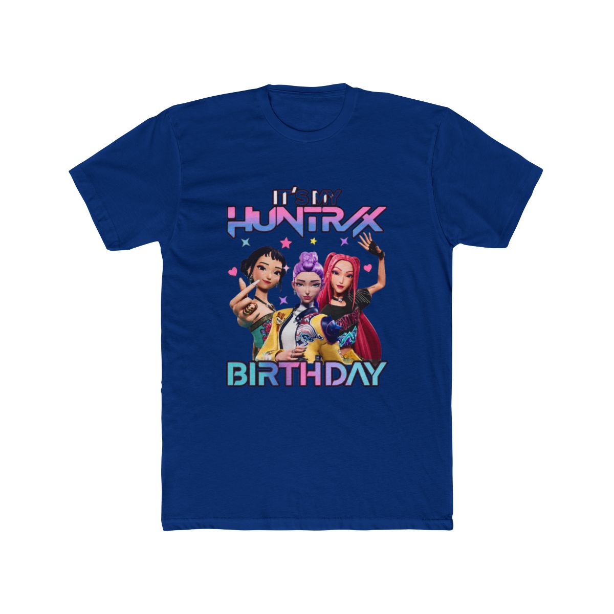 Huntrix Birthday It's My Huntrix Birthday Girl Kpop Demon Hunters M8357 T Shirt - alternate angle 5, merchandise