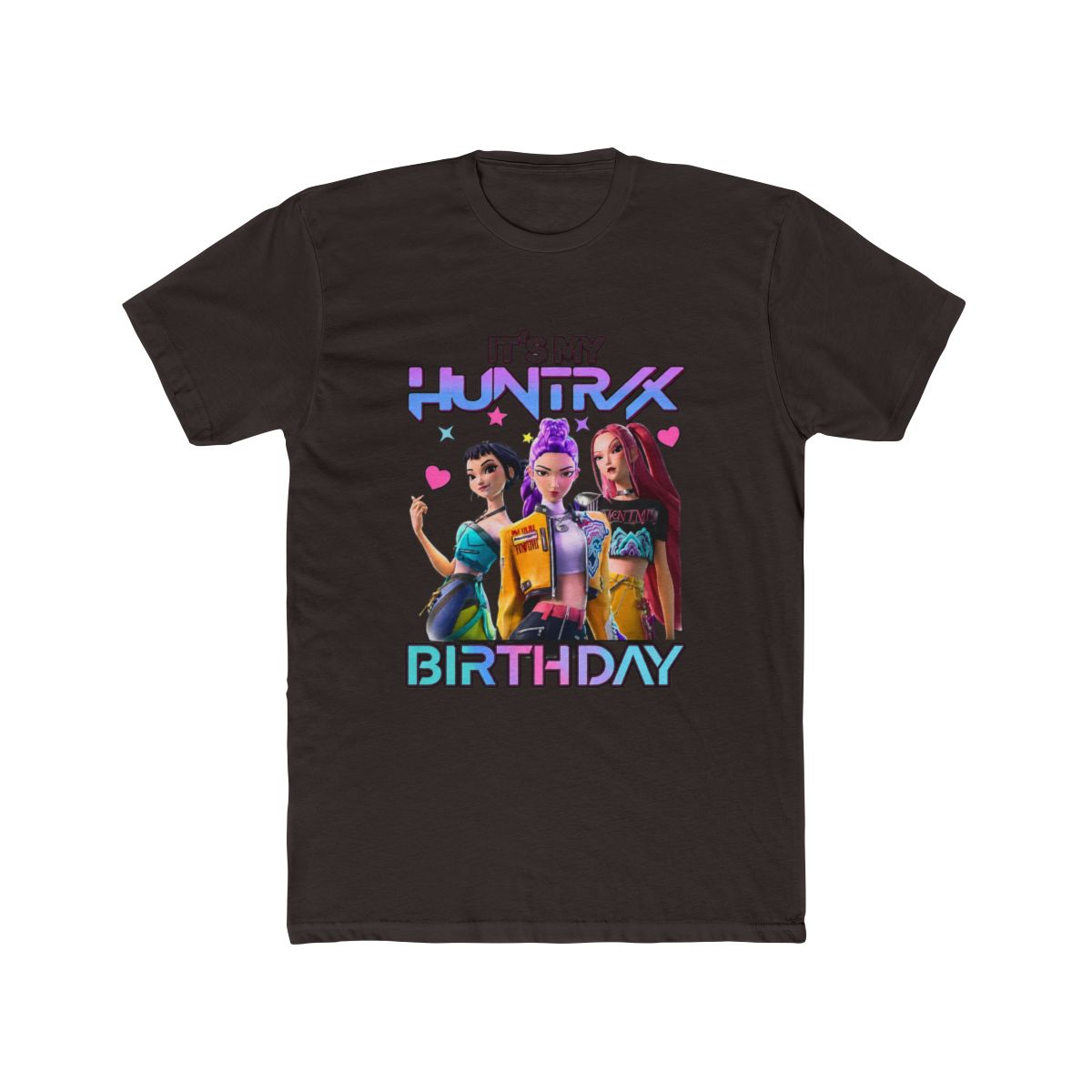 Kpop Huntrix Birthday It's My Huntrix Birthday Girl Gift for Huntrix fan M8356 T Shirt | KPop Demon Hunters - alternate angle 3, merchandise